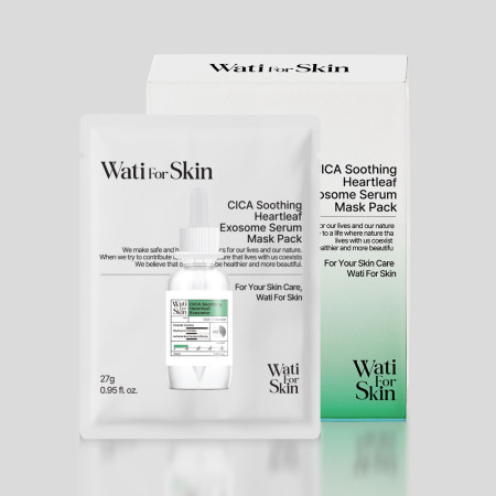 Wati for Skin CICA Soonthing Heartleaf Exosoe Serum Mask Pack(27g×10ea)